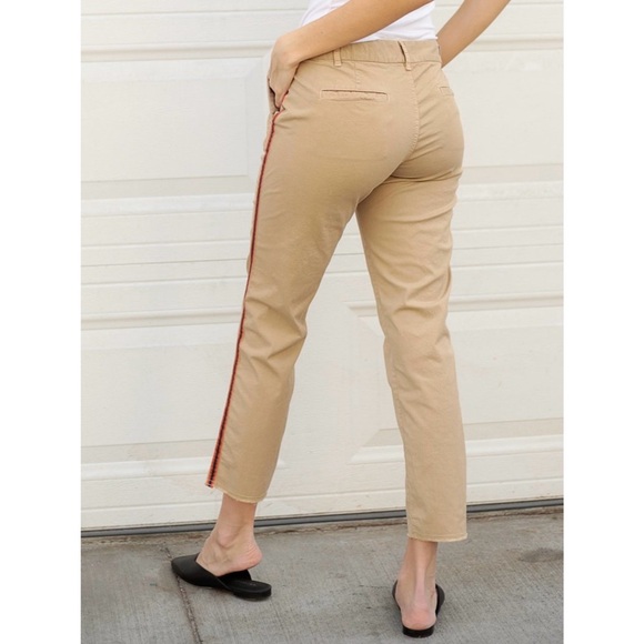 Nili Lotan East Hampton Tape Pant in Desert Sand Stripe - Picture 3 of 15